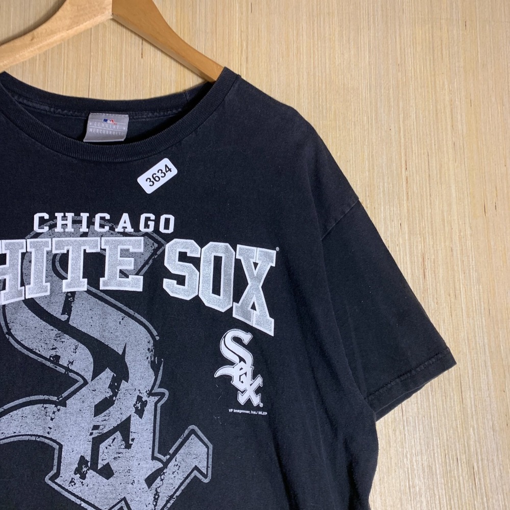 Chicago White Sox Shirt Adult Extra Large Black Short Sleeve Men's Graphic Print - Picture 8 of 16